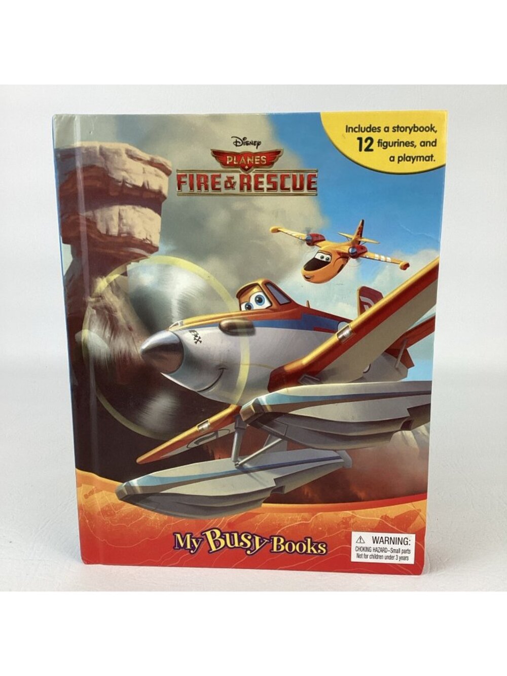 Disney Planes Fire & Rescue My Busy Books Storybook 9 Figures Playmat Lot 2014